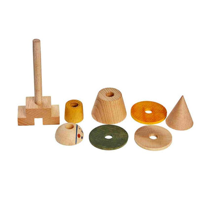 LALA Stick Figure Puzzle - Yellow