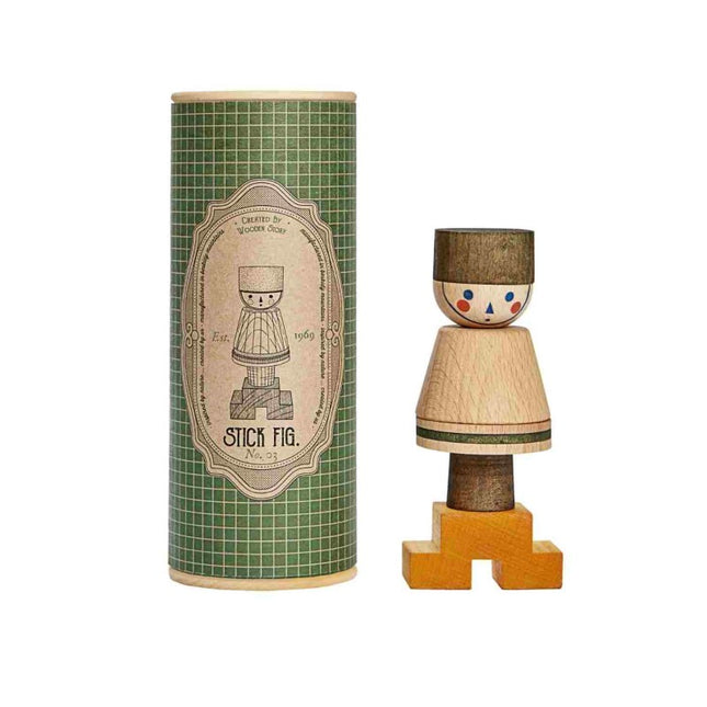 LALA Stick Figure Puzzle - Green