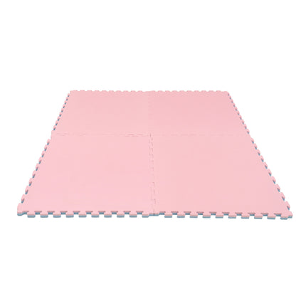 Large Foam Puzzle Mats - Baby Pink / Baby Blue