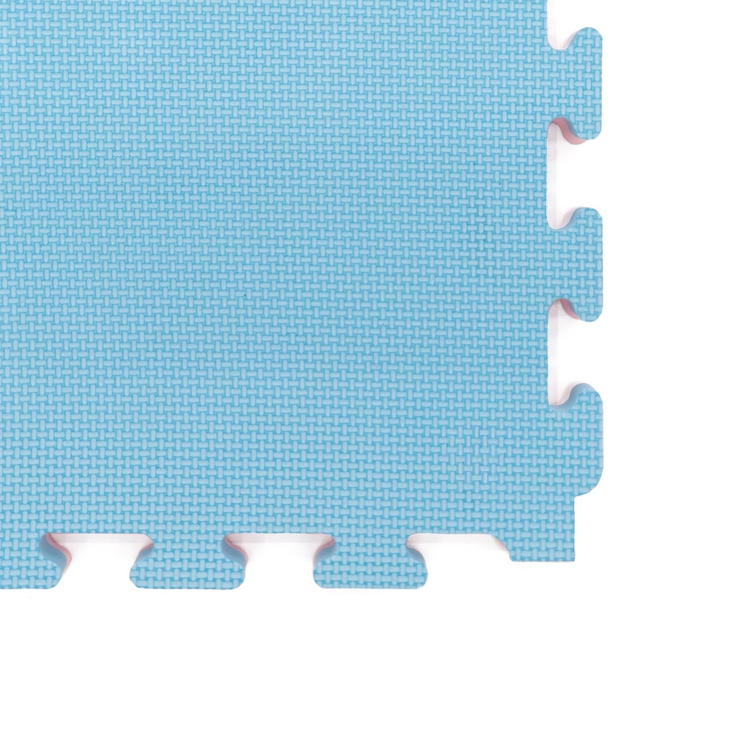 Large Foam Puzzle Mats - Baby Pink / Baby Blue
