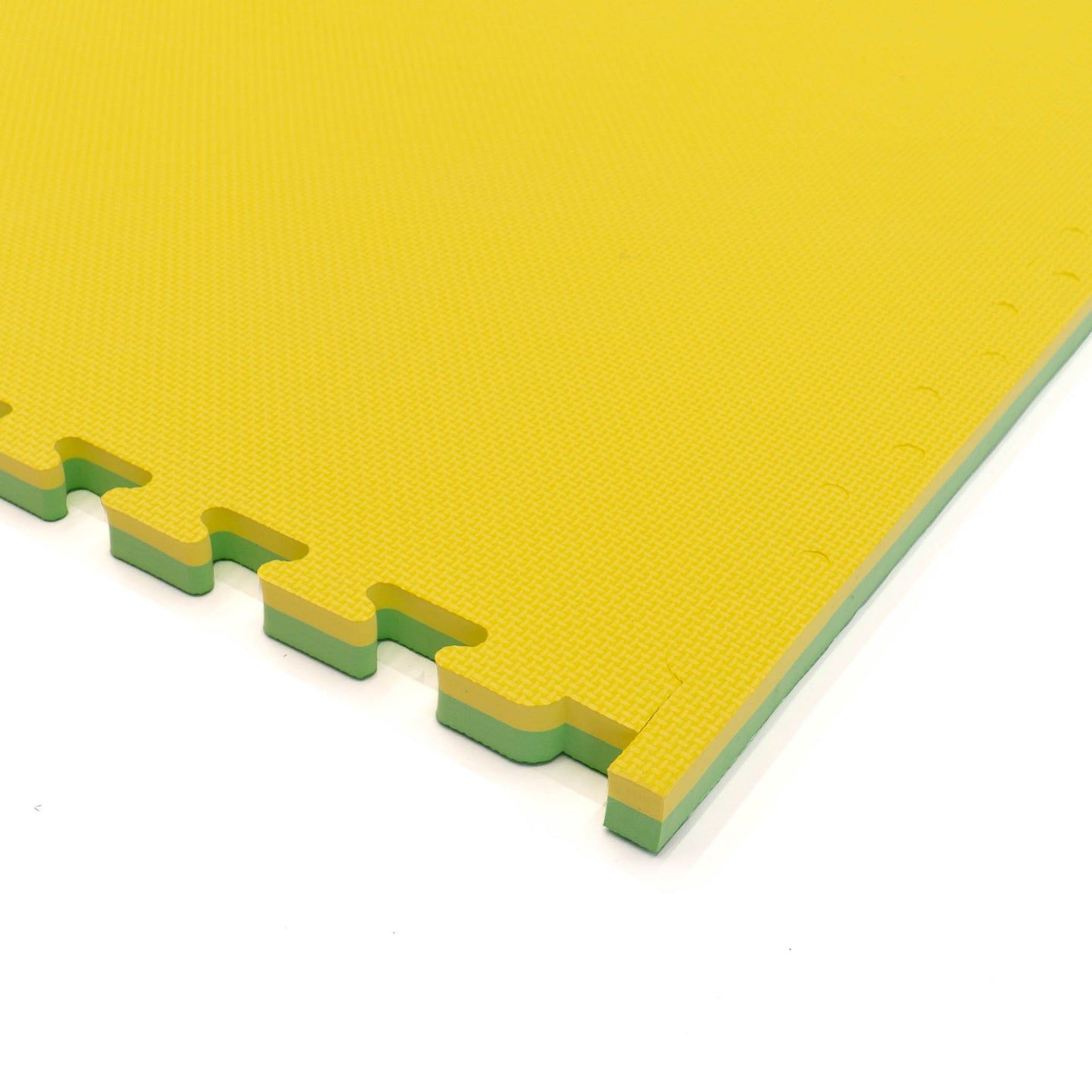 Large Foam Puzzle Mats - Spring Green / Yellow