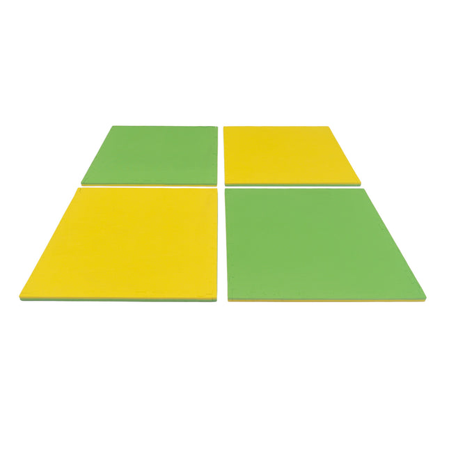 Large Foam Puzzle Mats - Spring Green / Yellow - LoveStyle World