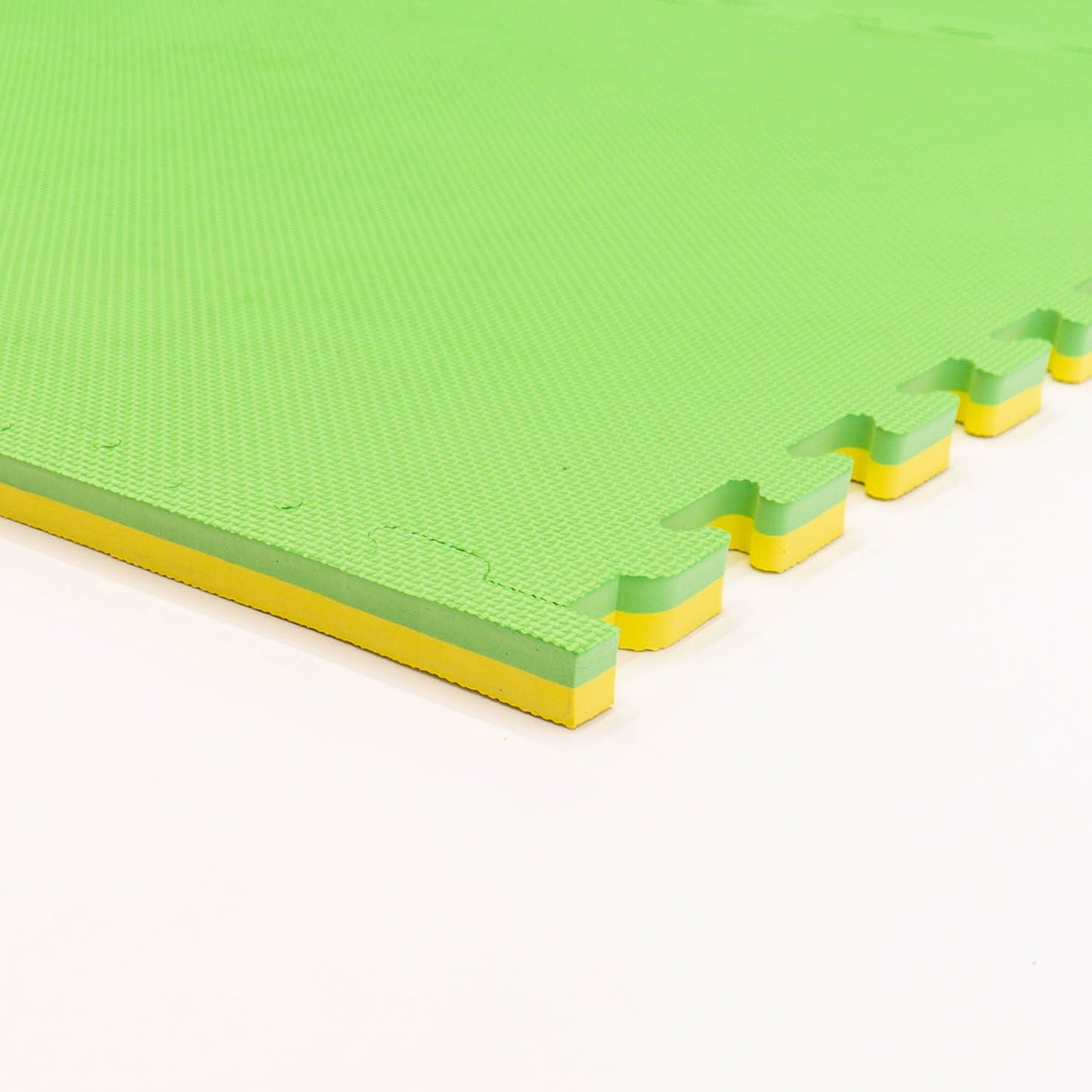 Large Foam Puzzle Mats - Spring Green / Yellow