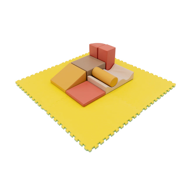 Large Foam Puzzle Mats - Spring Green / Yellow - LoveStyle World