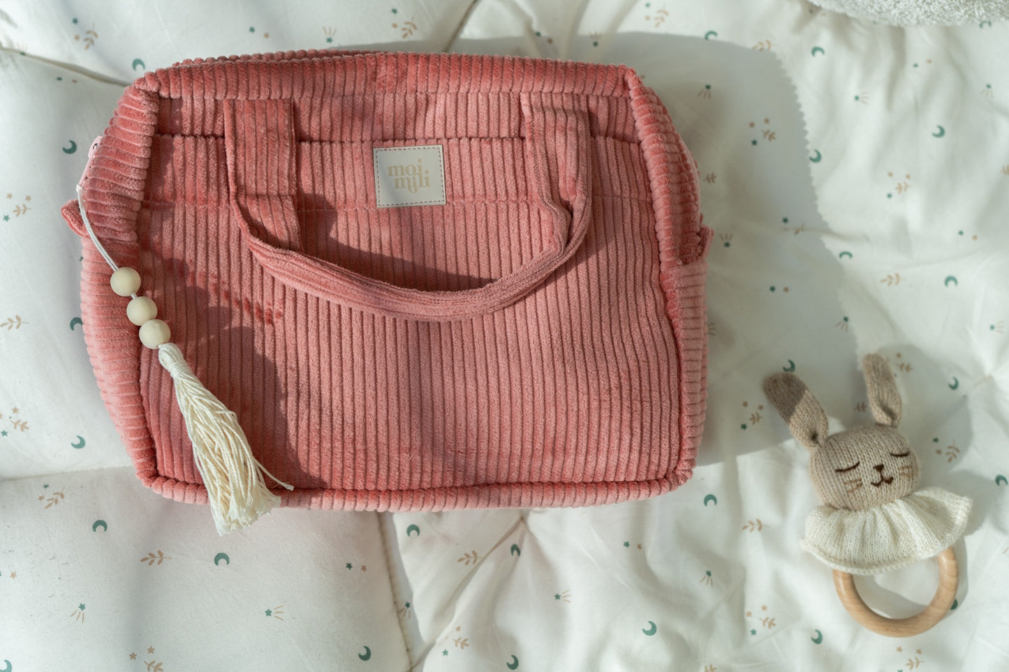Make-Up Bag Set of 2 - Coral ds