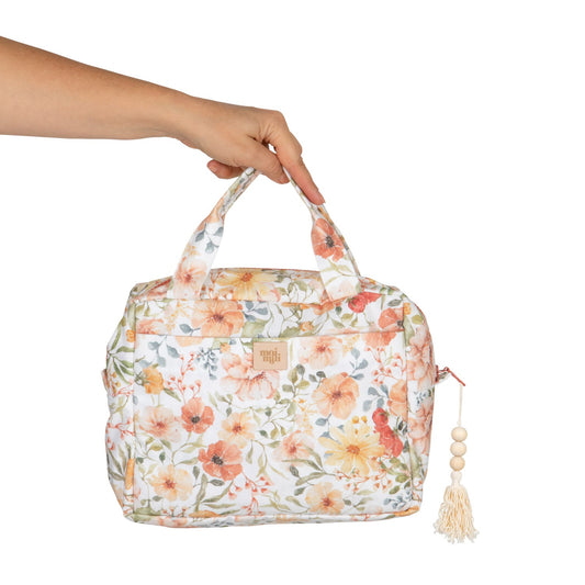 Large Make-Up Bag - Flower Power