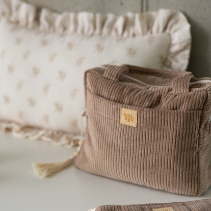 Large Make-Up Bag - Latte