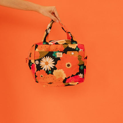 Make-Up Bag Set of 2 - Picnic With Flowers