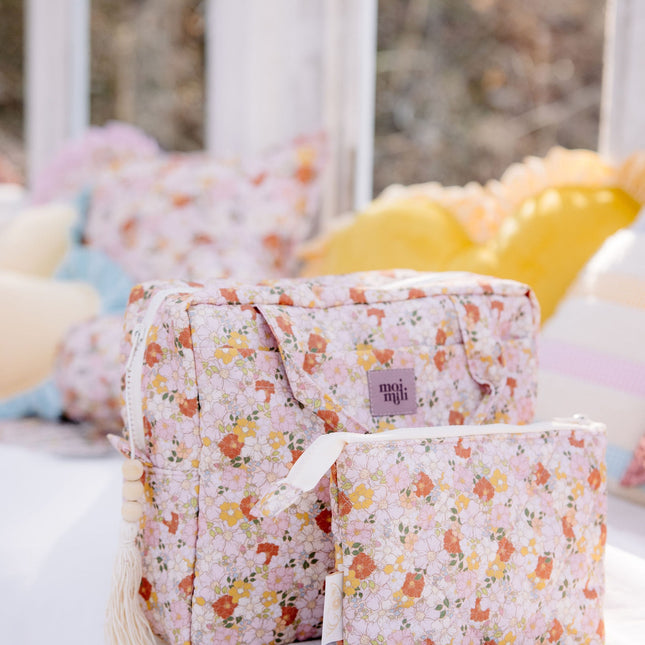 Make-Up Bag Set of 2 - Spring Garden