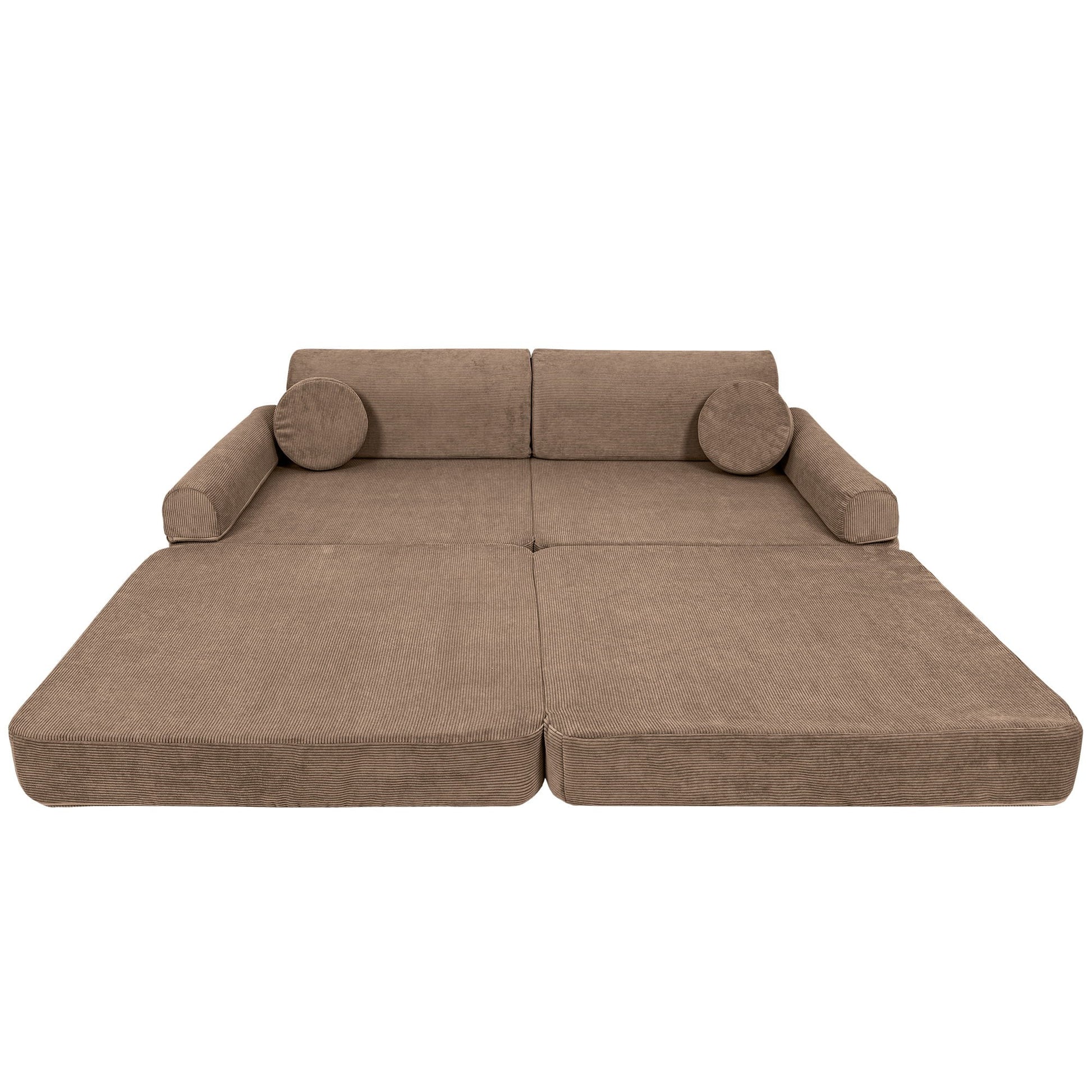 Large Modular Sofa for Kids - Slimcord Corduroy Brown
