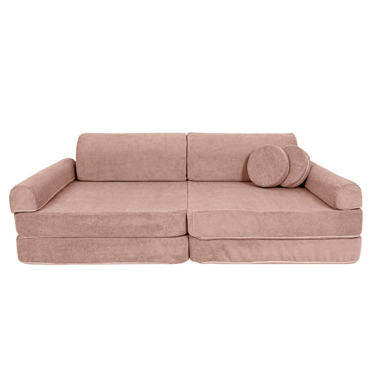 Large Modular Sofa for Kids - Slimcord Corduroy Pink