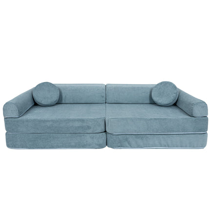 Large Modular Sofa for Kids - Slimcord Corduroy Turquise