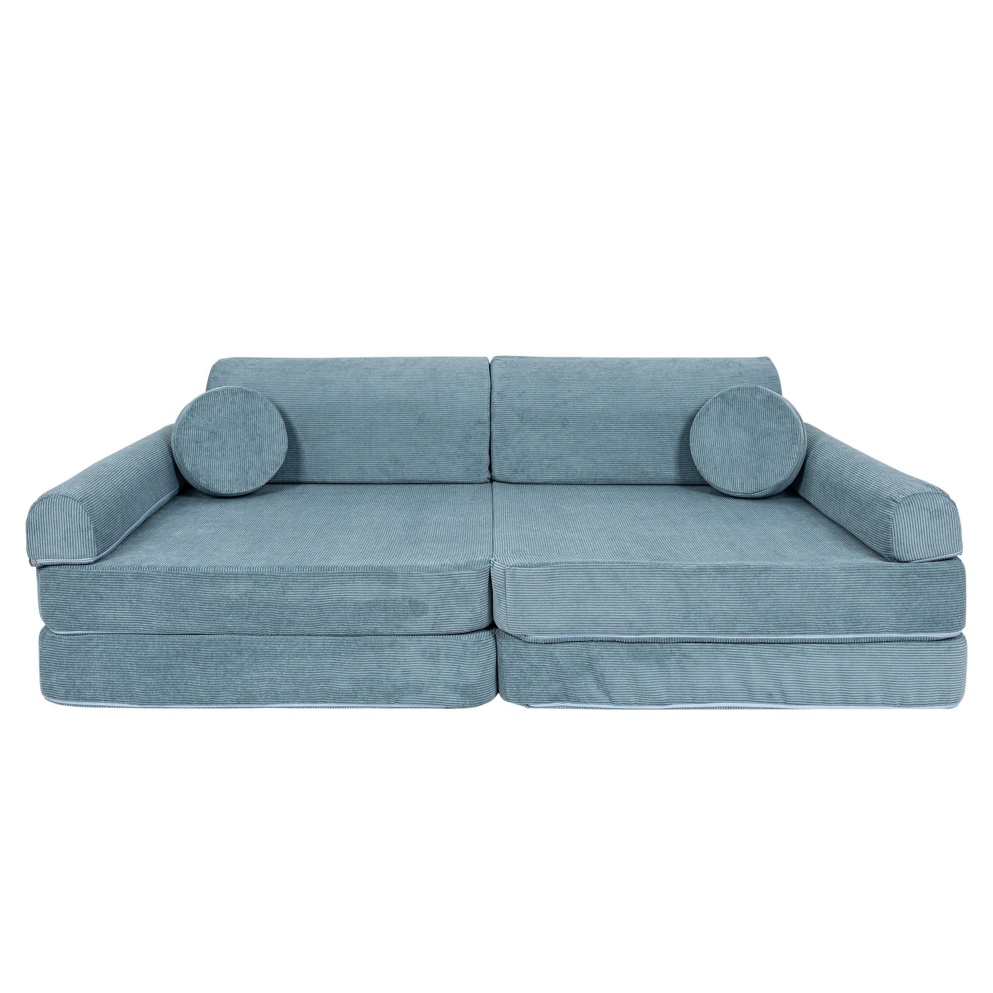 Large Modular Sofa for Kids - Slimcord Corduroy Turquise