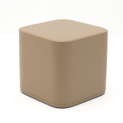 Large Play Pouf Cube - Beige