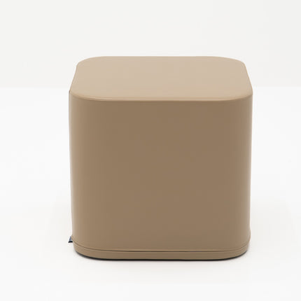Large Play Pouf Cube - Beige