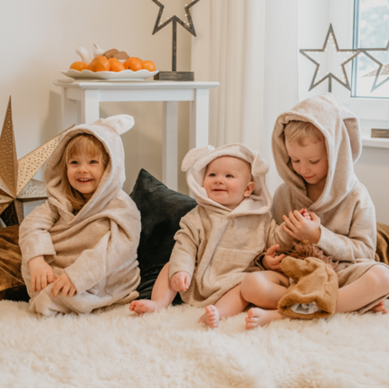 Long-Sleeve Poncho TEDDY - For TODDLERS (Size 82/86-116)