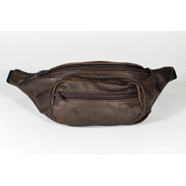 Leather Bum Bag No. 22 - Brown