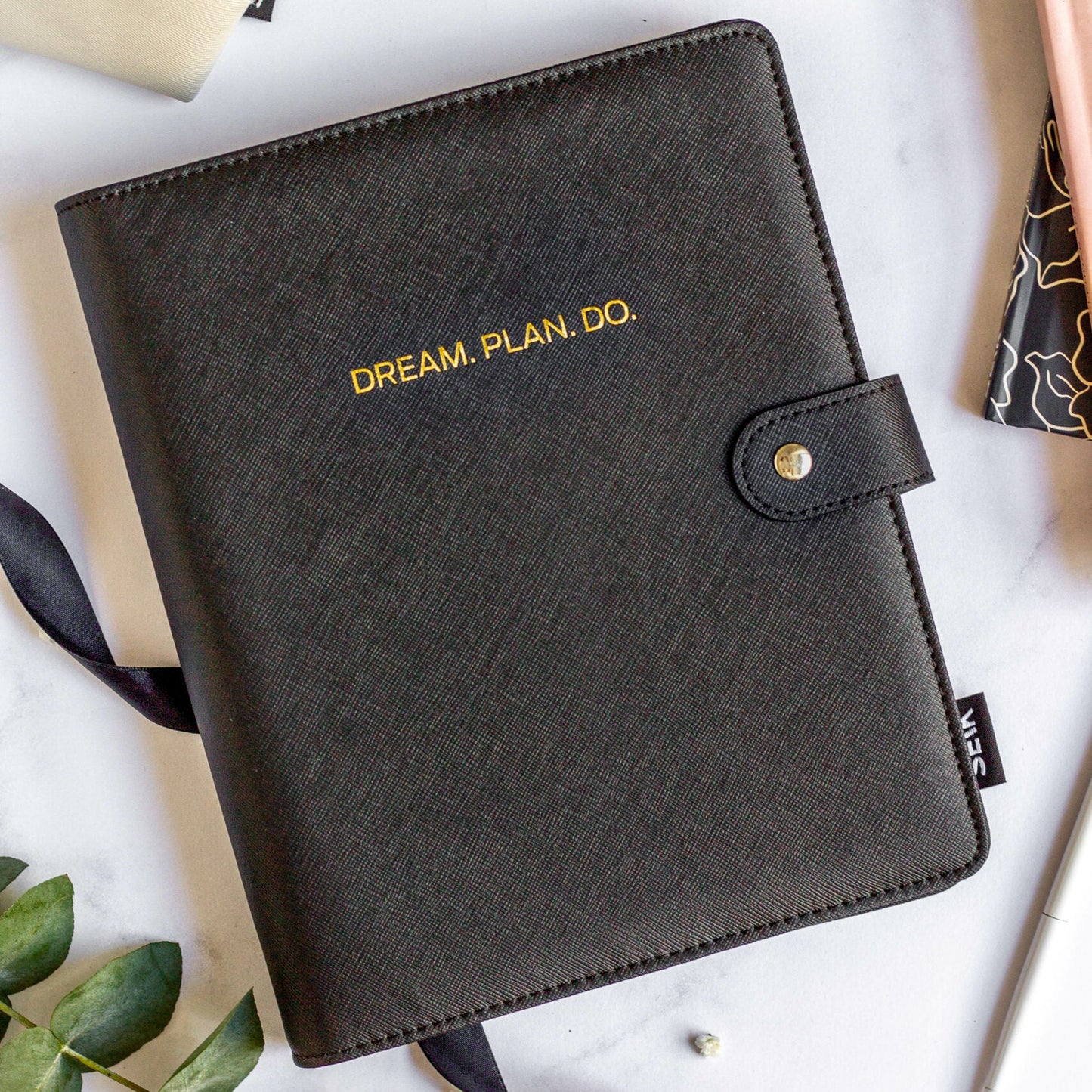 Premium Dream Plan Do Notebook - Vegan Leather