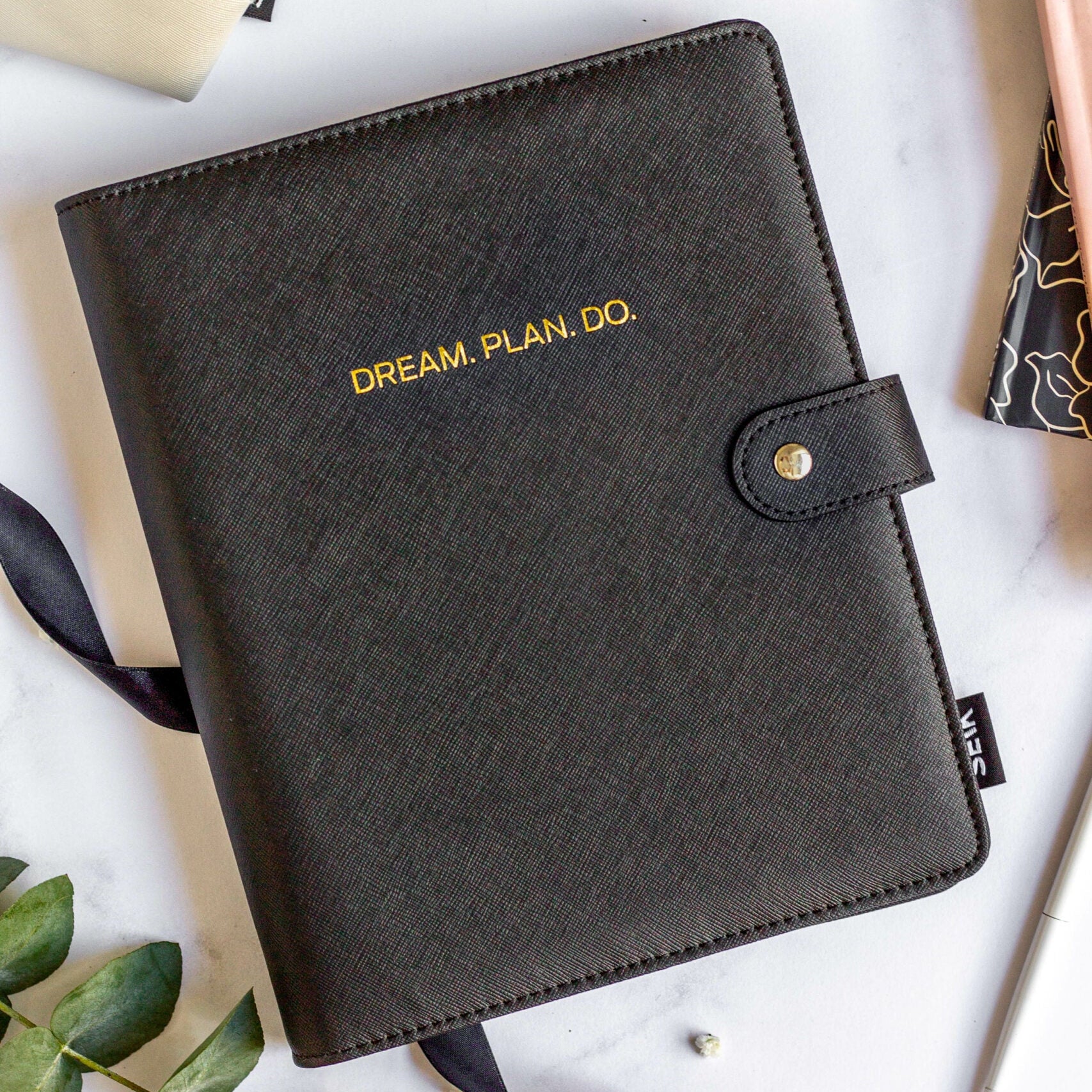 Premium Dream Plan Do Notebook - Vegan Leather