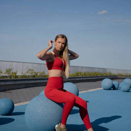 Leggings 'Cute Cranberry' Red