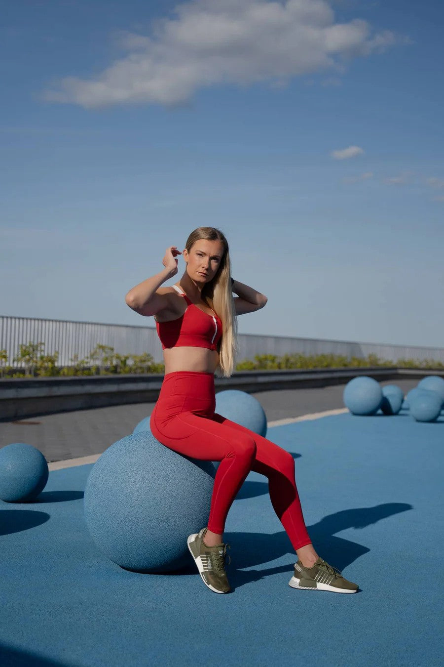 Leggings 'Cute Cranberry' Red