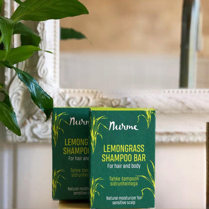 Lemongrass Shampoo Bar – Sensitive Scalp, 100g