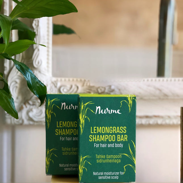 Lemongrass Shampoo Bar – Sensitive Scalp, 100g