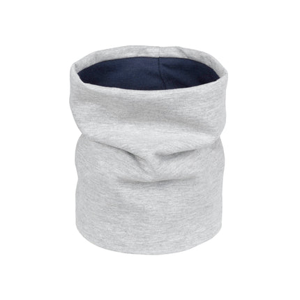 Light Grey Merino Wool-Lined Kids’ Tube Scarf