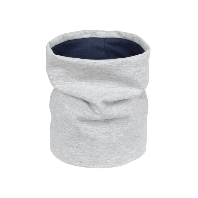 Light Grey Merino Wool-Lined Kids’ Tube Scarf