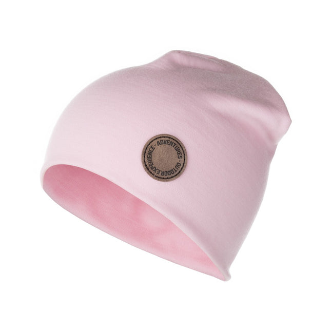 Light Pink Double-Layer Merino Wool Hat