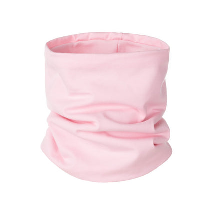 Light Pink Merino Wool-Lined Kids’ Tube Scarf