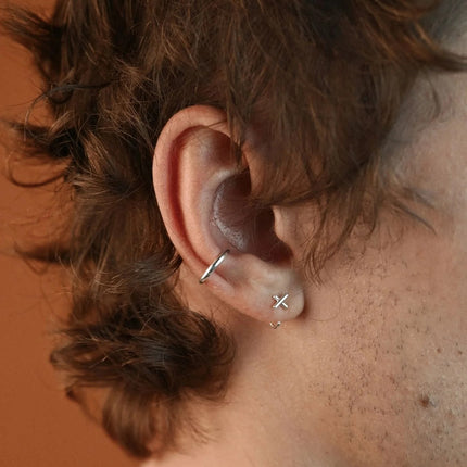 Line Ear Cuff - Silver