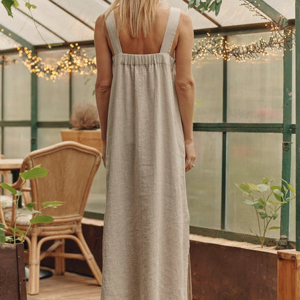 Linen Fugue Dress - Melange