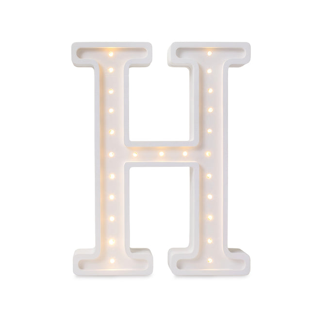 Little Lights Letter Lamp - H