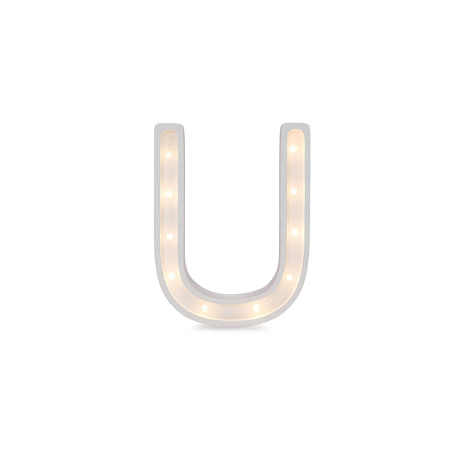 Little Lights Letter Lamp - U