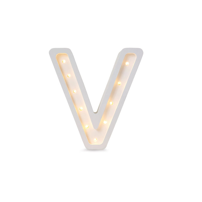 Little Lights Letter Lamp - V