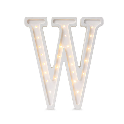 Little Lights Letter Lamp - W