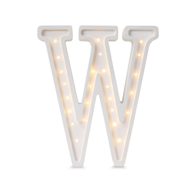 Little Lights Letter Lamp - W