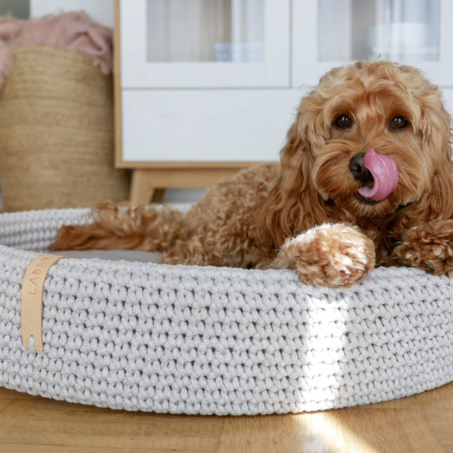 Lukko Dog Bed - Light Grey 