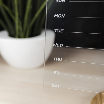 LUULA Acrylic Board - School Planner