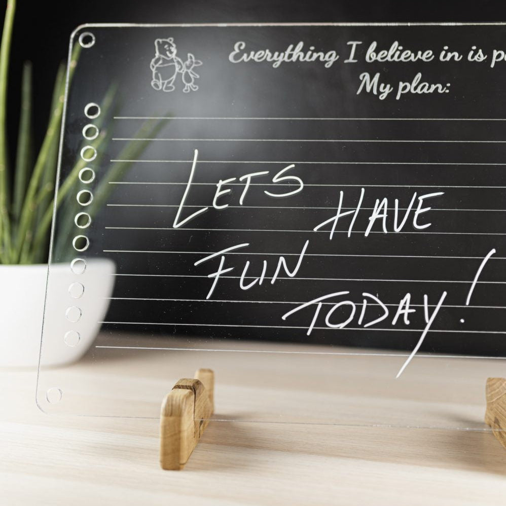 LUULA Acrylic Board - Preschool, Toddler Planner