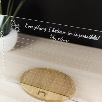LUULA Acrylic Board - Preschool, Toddler Planner