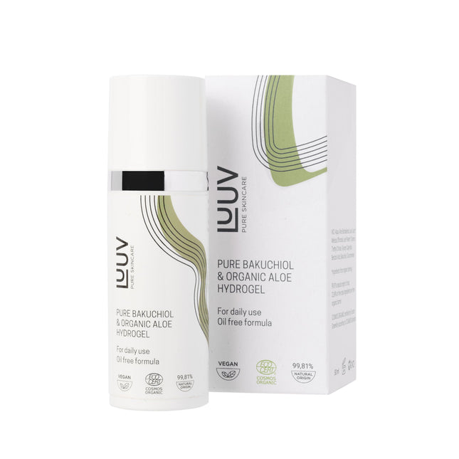 Pure Bakuchiol & Organic Aloe Hydrogel COSMOS, 50 ml