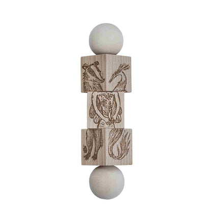 Magic Forest Wooden Spinning Puzzle - Natural
