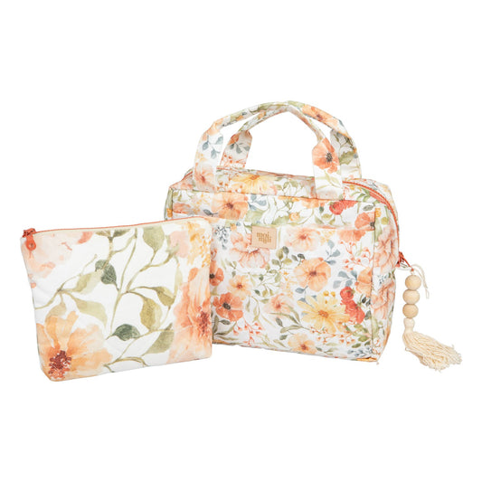 Make-Up Bag Set of 2 - Flower Power