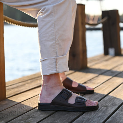 Märt Men's Sandals – Dark Brown