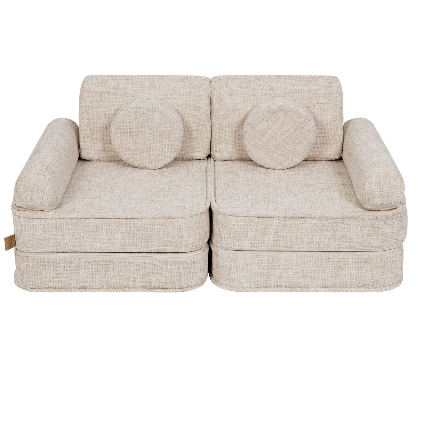 Medium Modular Sofa for Kids - Tangle Marshmallow Beige
