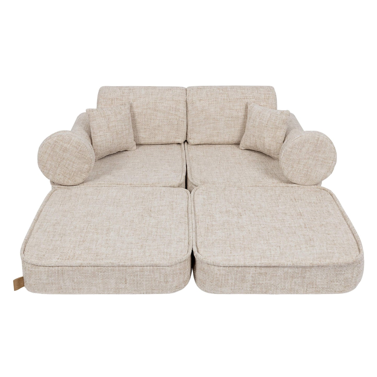 Medium Modular Sofa for Kids - Tangle Marshmallow Beige