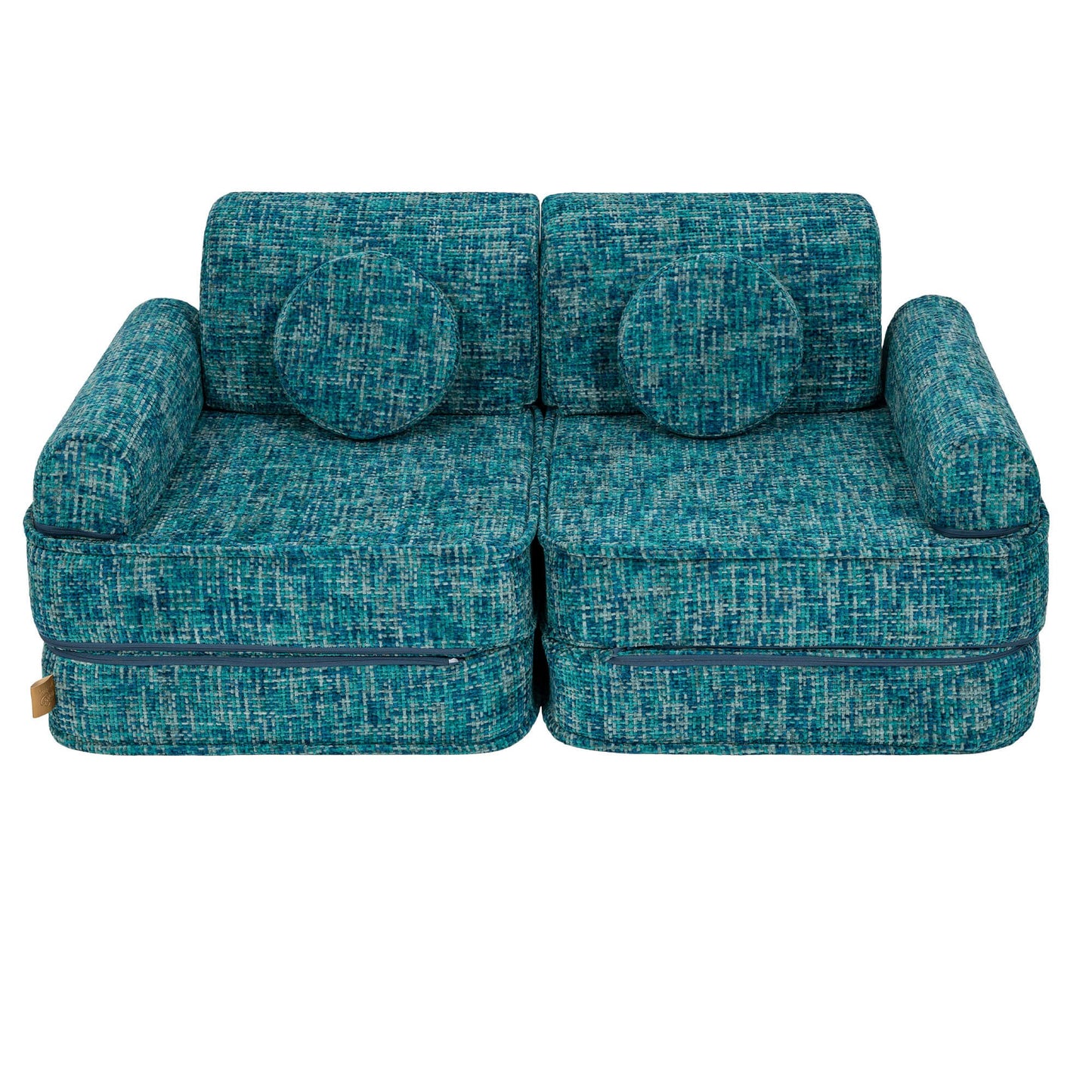 Medium Modular Sofa for Kids - Tangle Lagoon Blue