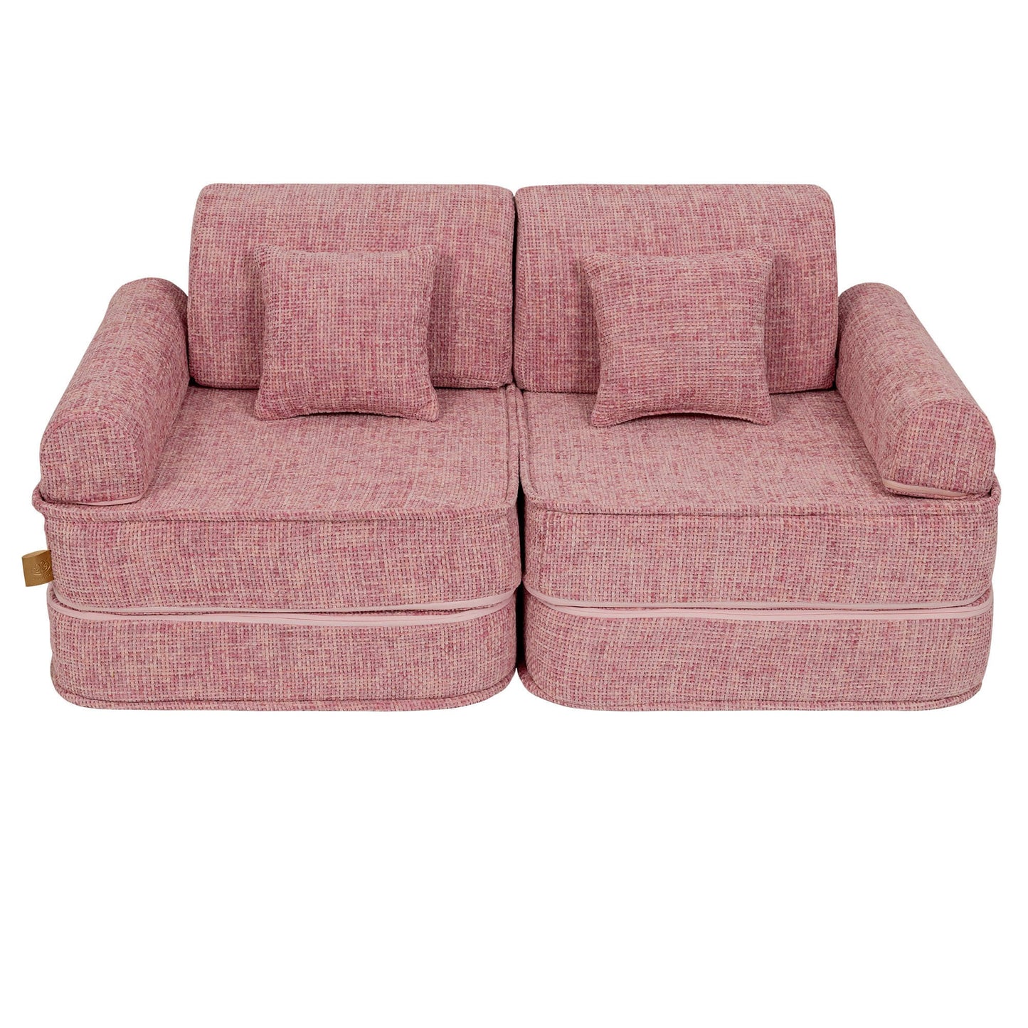 Medium Modular Sofa for Kids - Tangle Bubblegum Pink